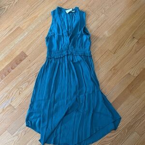 Maeve Teal High Low Dress